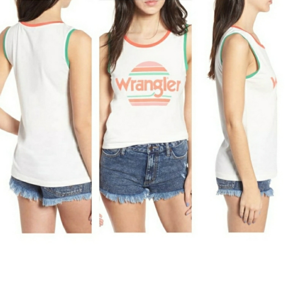 WOMAN'S RETRO WRANGLER KABEL GRAPHIC RINGER TANK - Picture 8 of 8